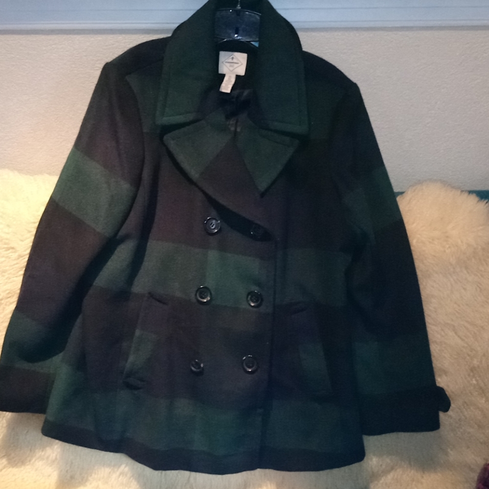 Women's St John 'S Bay Peacoat, Xl